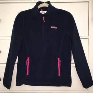 Vineyard Vines Navy 3/4 Zip Fleece (S)